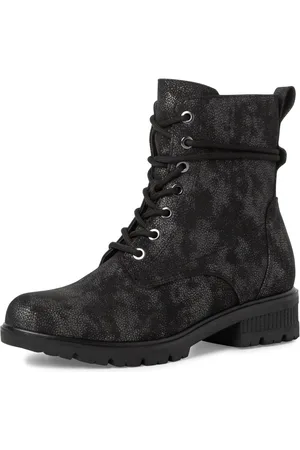 Botas cordones mujer online baratas