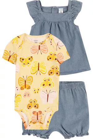 Carters Niñas Conjuntos de ropa - Conjunto 'Chambray