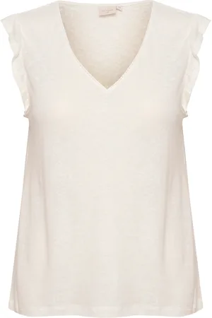 Cream Camiseta 