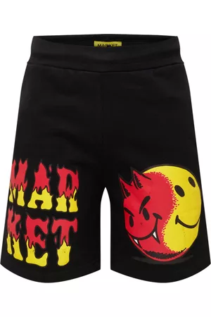 MARKET Hombre Pantalones Cortos y Bermudas - Pantalón 'SMILEY GOOD AND EVIL SWEATSHORTS