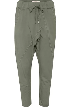Cream Pantalón bombacho 