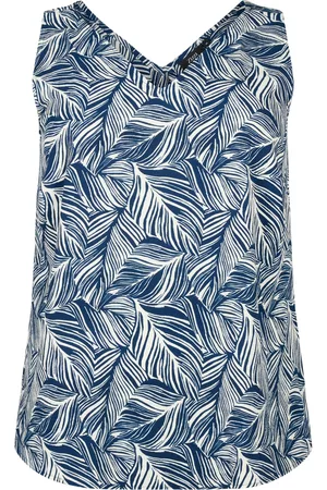 Zizzi Mujer Sin mangas - Blusa 'CAANNI