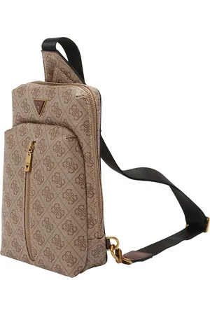 Guess BANDOLERA VEZZOLA FLAT HOMBRE Marrón - Bolsos Bolso para