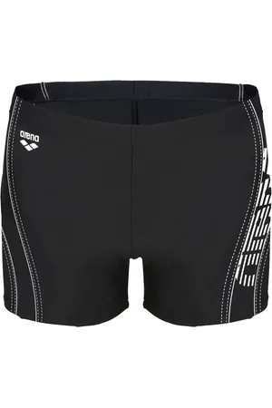 Arena GLEAM - Bañador - black soft green/negro 