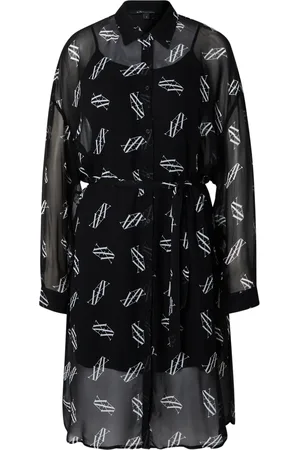 Armani Exchange Vestido camisero