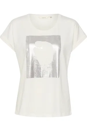 Cream Camiseta 