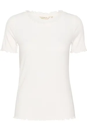 Cream Camiseta 