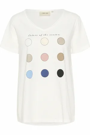 Cream Camiseta 
