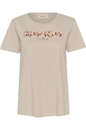 Cream Camiseta 