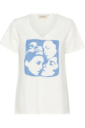 Cream Camiseta 