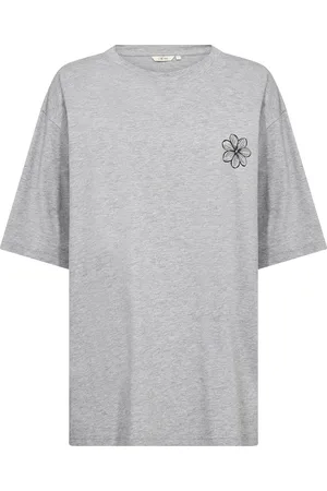Cream Camiseta talla grande 