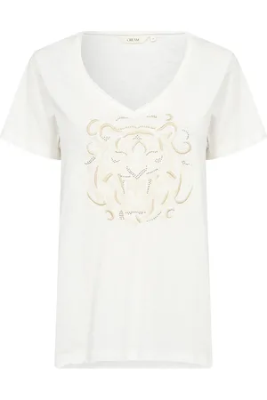 Cream Camiseta 