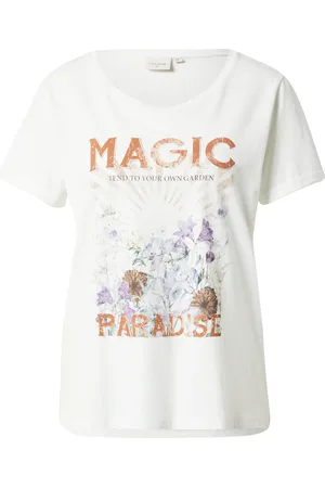 Cream Camiseta 