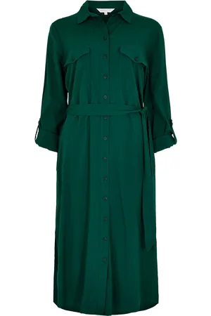 Apricot Vestido camisero