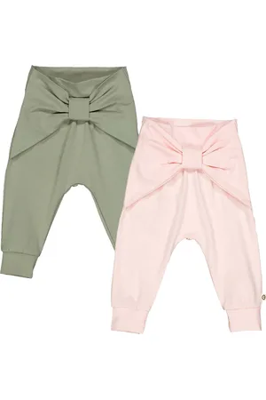 Green Cotton Pantalón 