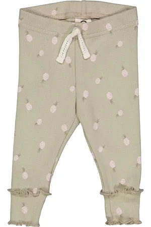 Green Cotton Pantalón