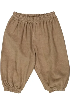 Green Cotton Pantalón