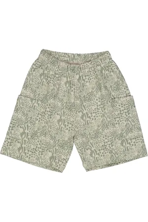Green Cotton Pantalón