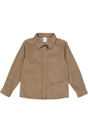 Green Cotton Camisa