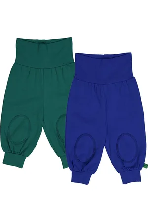 Green Cotton Pantalón