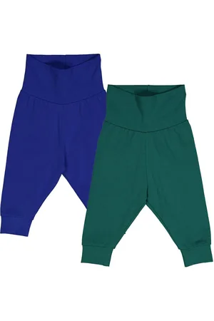 Green Cotton Pantalón