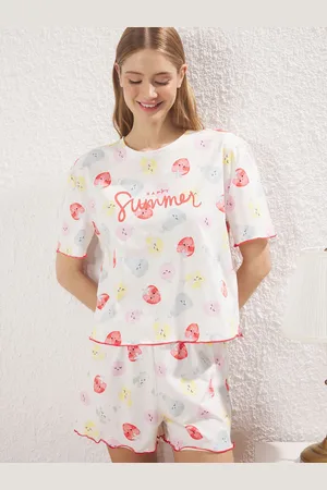 Trendyol Pijama de pantalón corto