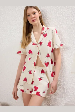 Trendyol Pijama de pantalón corto