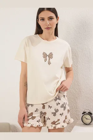 Trendyol Pijama de pantalón corto