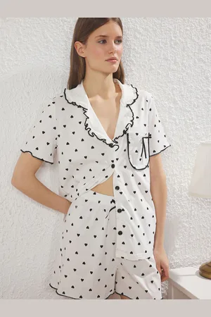 Trendyol Pijama de pantalón corto