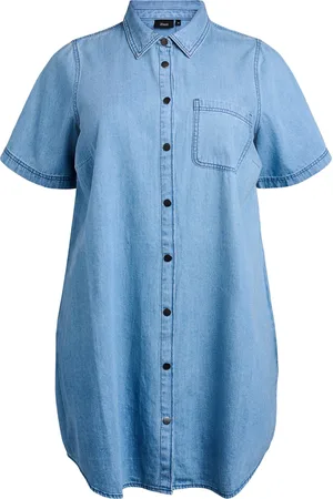 Zizzi Vestido camisero 