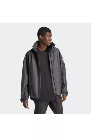 adidas Hombre Vaqueras - Chaqueta MYSHELTER RAIN.RDY Denim
