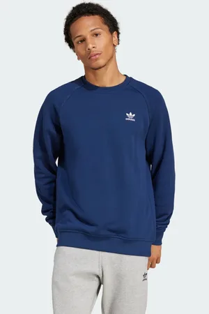adidas Sudadera cuello redondo Trefoil Essentials French Terry