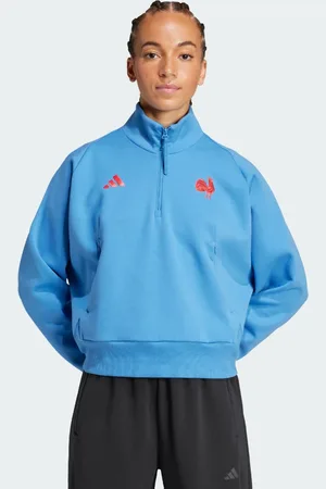 adidas Sudadera Z.N.E. Travel Francia Rugby Quarter-Zip