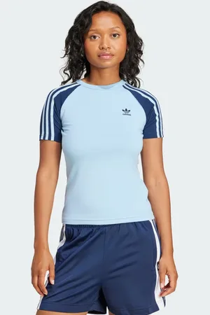 adidas Camiseta Adicolor Raglan Slim 3 bandas