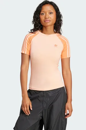 adidas Camiseta Adicolor Raglan Slim 3 bandas