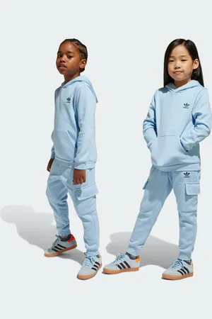 adidas Conjunto sudadera con capucha y pantalón cargo (Niños)