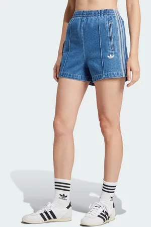 adidas Pantalón corto Firebird Adicolor Denim