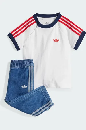 adidas Conjunto camiseta y pantalón Denim (Bebé)