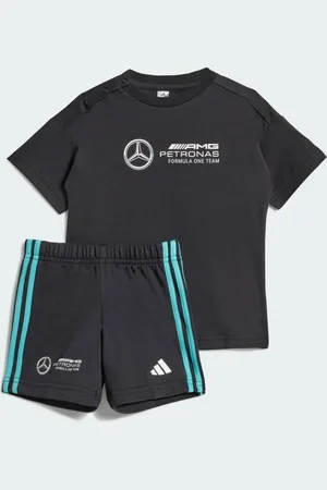 adidas CONJUNTO CAMISETA Y PANTALÓN CORTO MERCEDES - AMG PETRONAS FORMULA ONE TEAM DNA (BEBÉ)
