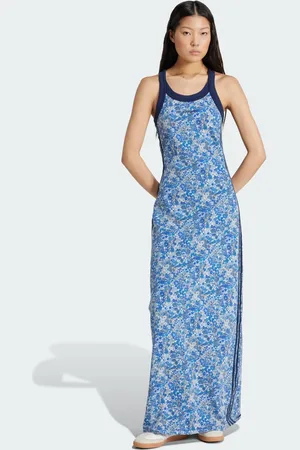 adidas Vestido Maxi Originals x Liberty London Tonal