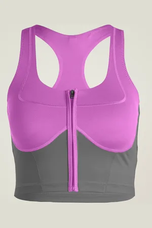 adidas Top by Stella McCartney Two-Tone Zipped