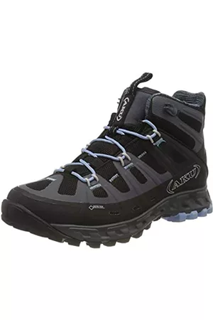 Aku SELVATICA Mid GTX W'S, Botas Mujer, Black/Light Blue