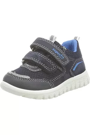 Superfit Niños Zapatillas - Sport7 Mini, Calzado para Aprender a Andar, Azul/Azul, 20 EU