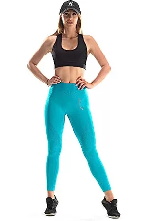 Legging para Niña Opaco Azul Turquesa