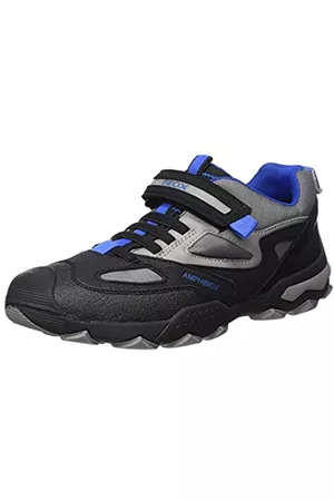 Geox J BULLER BOY B ABX A, Rain Shoe, para Niños, Negro (Black/Royal), 25 EU
