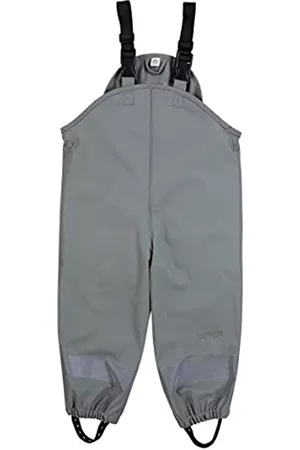Sterntaler Pantalones de Lluvia sin Forro Rain, Gris Claro, 80 cm Unisex niños