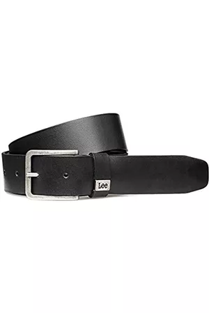 Lee Small Logo Belt Cinturón, Black 01, 95 cm para Hombre