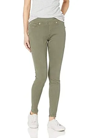 Amazon Pantalón Vaquero Pitillo de Talle Medio Mujer, , 38 Largo