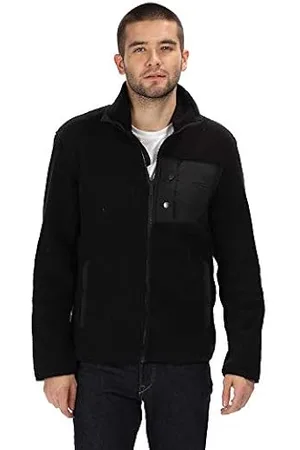 PUMA Chaqueta clásica de invierno para hombre, chaqueta de forro polar con  cremallera completa, chaquetas de abrigo casual, color negro, Negro 