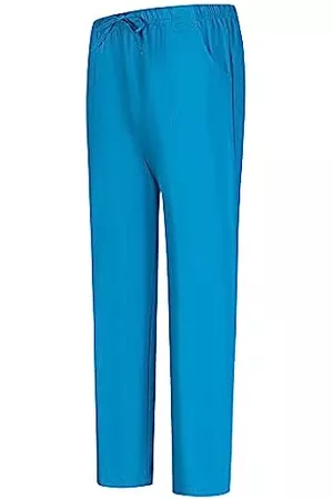 PANTALÓN SANITARIOS UNISEX CINTURA ELÁSTICA UNIFORME LABORAL MÉDICO